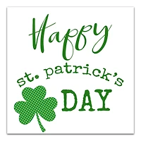 Happy St Patricks Day 16" x 16" Canvas Wall Art