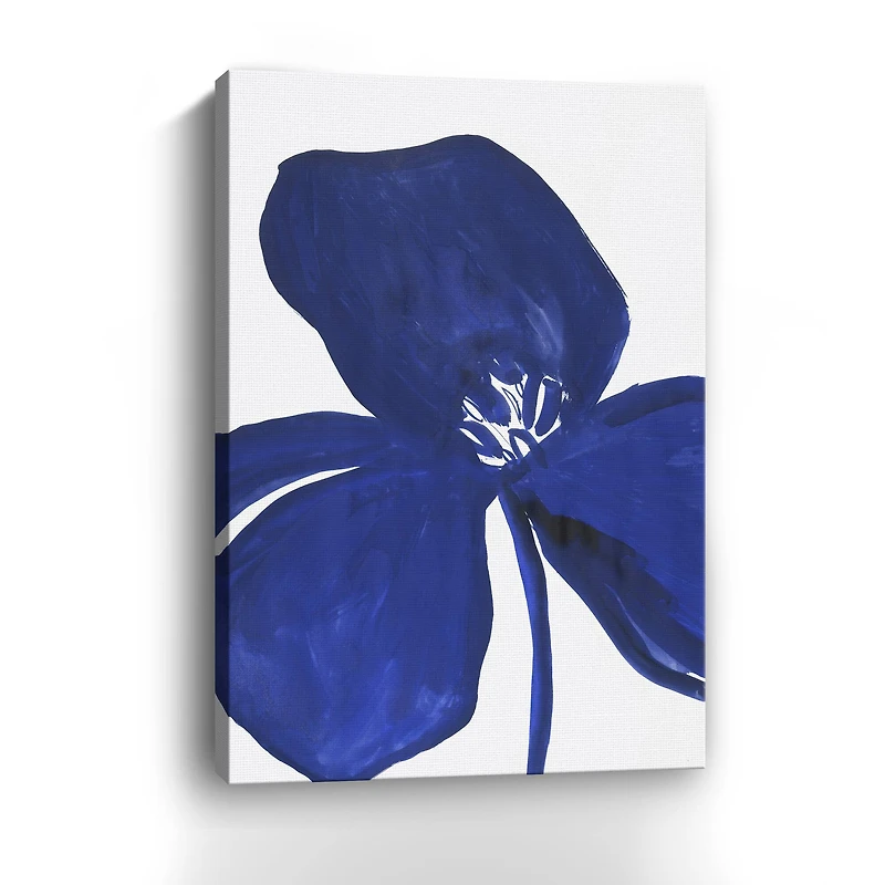 Indigo Petal II Canvas Giclee