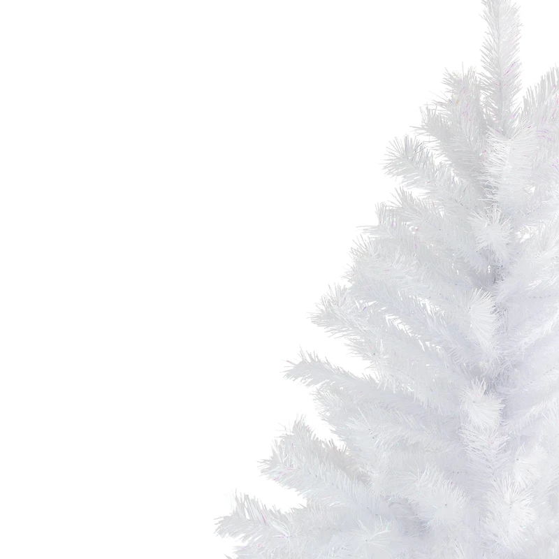 6ft. Unlit Icy White Iridescent Spruce Artificial Christmas Tree