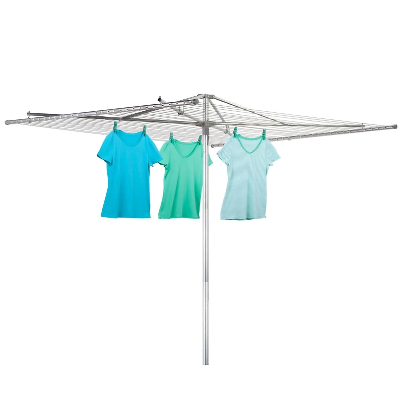 Honey Can Do 210ft. Aluminum Outdoor Umbrella Dryer