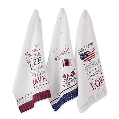 DII® Americana Printed Dishtowel Set