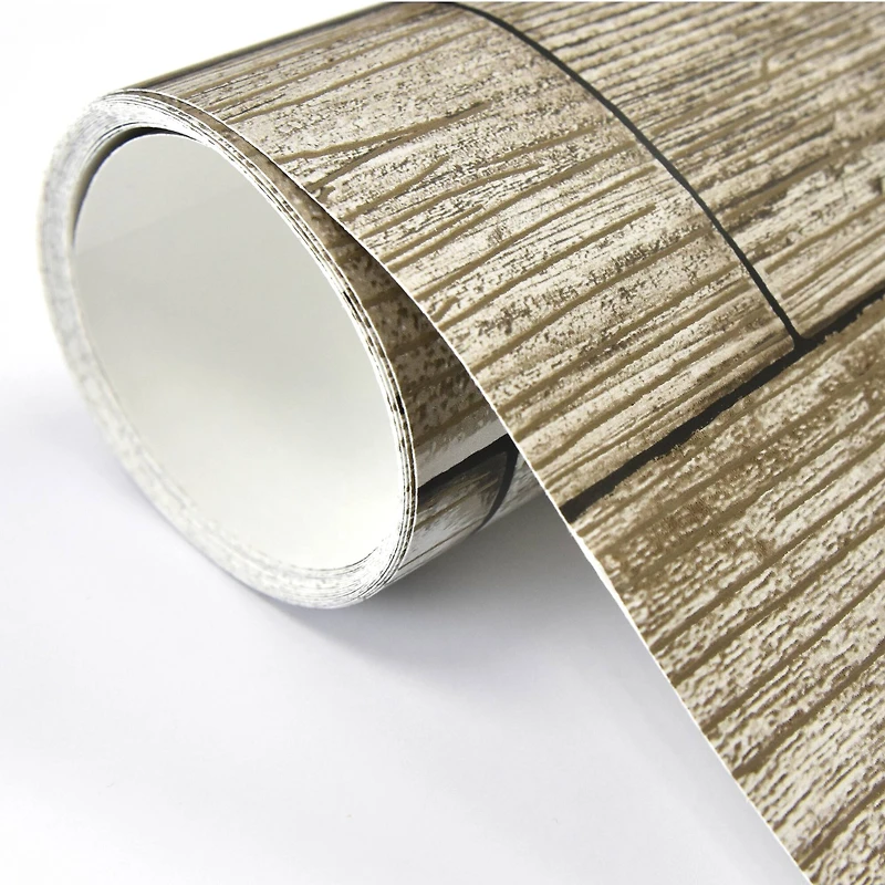 NuWallpaper Reclaimed Wood Plank Natural Peel & Stick Wallpaper
