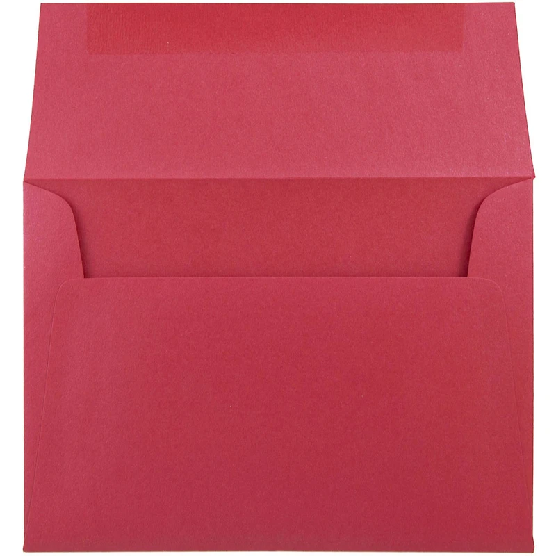 JAM Paper 4.75x6.5 Jupiter Red Stardream Metallic Invitation Envelopes 50ct.