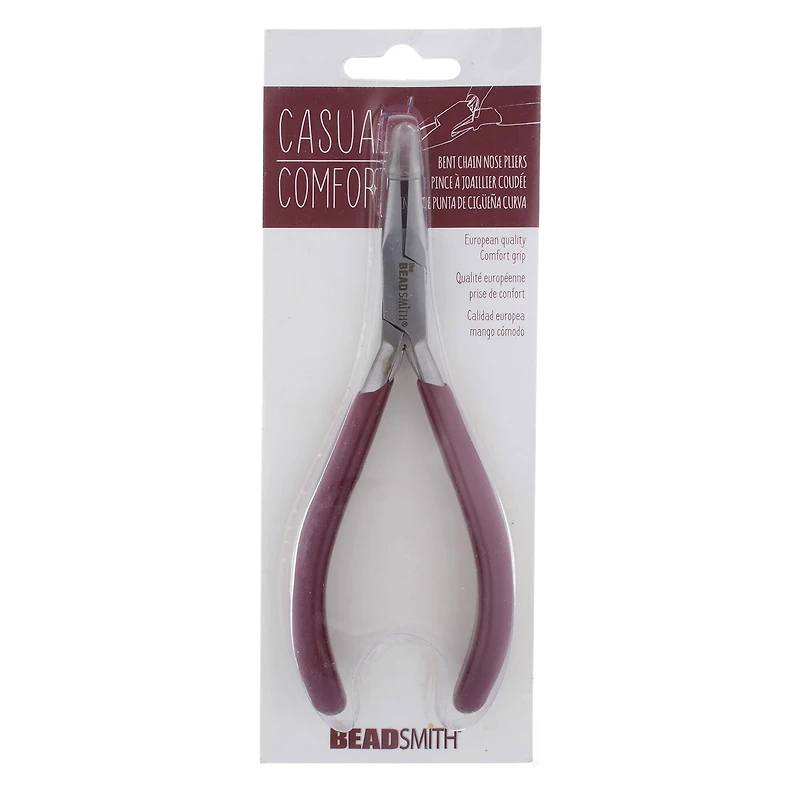 The Beadsmith® Casual Comfort Bent Nose Plier