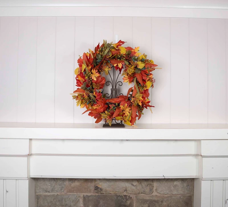 Village Lighting Elegant Adjustable Fireplace Mantle Wreath Hanger