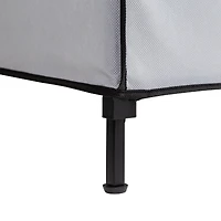 Honey Can Do 60" Gray Wide Double Door Portable Wardrobe Closet