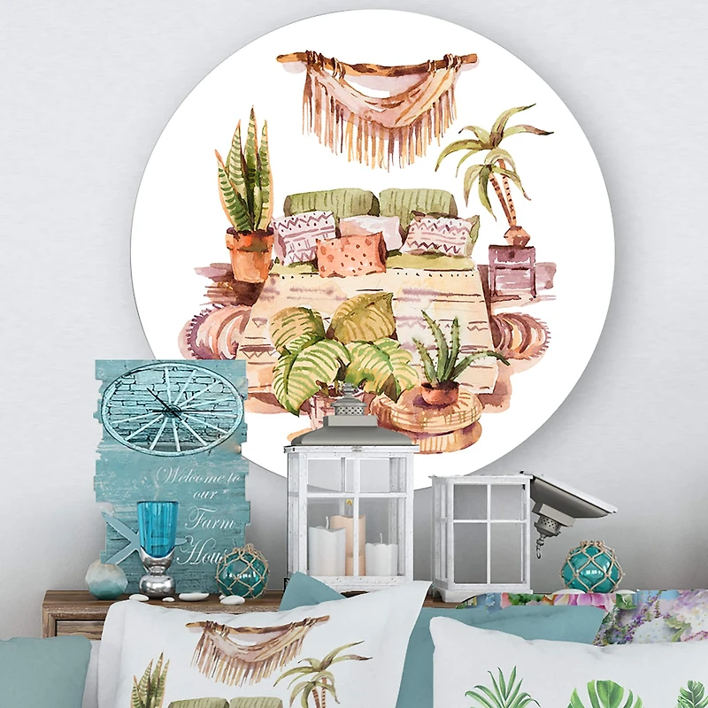 Designart - Indoor House Plants Urban Jungle IV