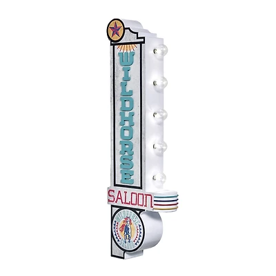 American Art Decor Wildhorse Saloon LED Marquee Sign - 30.1" H x 9.5" L
