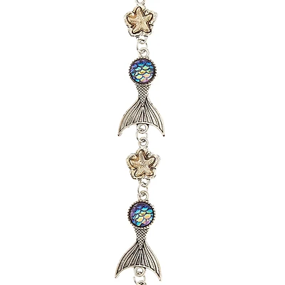 12 Packs: 7 ct. (84 total) Metal Mermaid Tail Charms by Bead Landing™