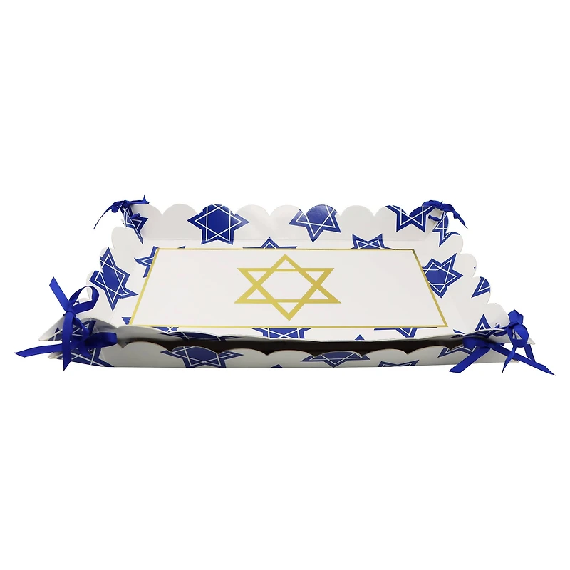 12.5" x 8" Star of David Paper Trays, 2ct. by Ashland®