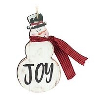 6ct. 7.25" Joy & Noel Snowman Ornaments