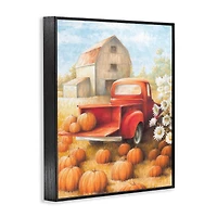 Stupell Industries Pumpkin Harvest Drop Off Framed Giclee Art
