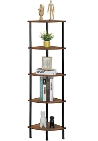 NEX™ 50" Brown 5-Tier Corner Shelf