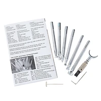6 Pack: Basic Leather Tooling Set by Make Market®