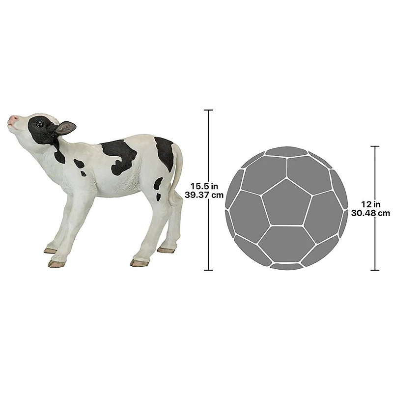 Design Toscano 18.5" Clarabelle the Cow Farm Animal Statue