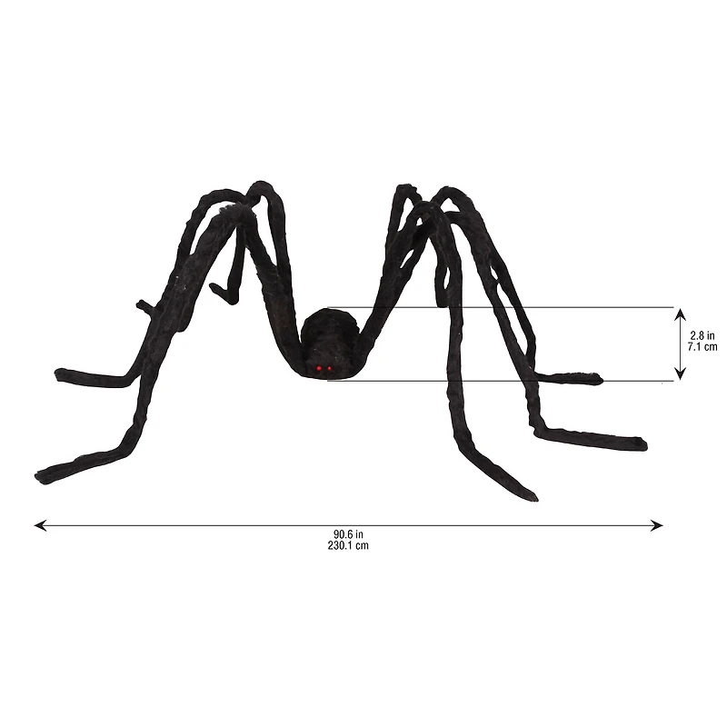 7.5ft. Black Spider Décor by Ashland®