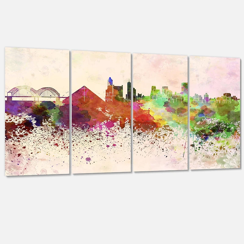 Designart - Memphis Skyline