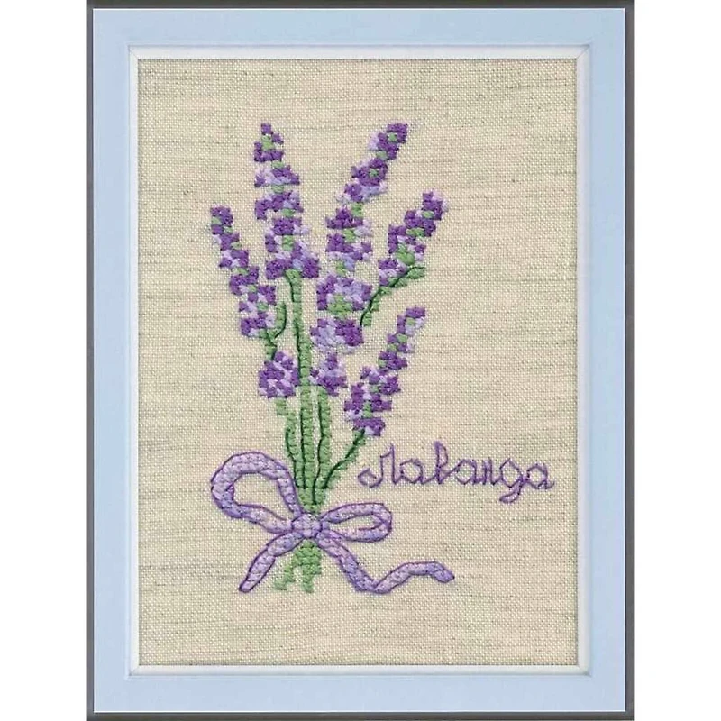 Oven Lavander Cross Stitch Kit