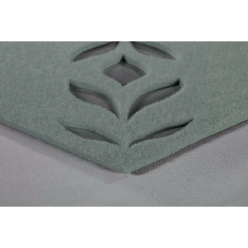 Rommates Gray Botanical Trellis Acoustical Peel & Stick Tiles