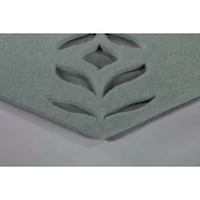 Rommates Gray Botanical Trellis Acoustical Peel & Stick Tiles