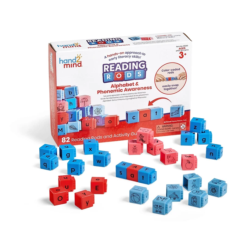 hand2mind Reading Rods® Alphabet & Phonemic Awareness Set