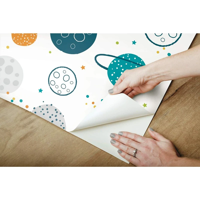 RoomMates Planets Peel & Stick Wallpaper