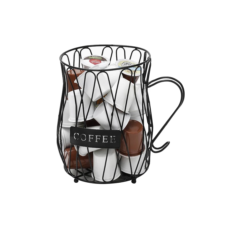 Mind Reader Matte Black Single Serve Coffee Pod Storage