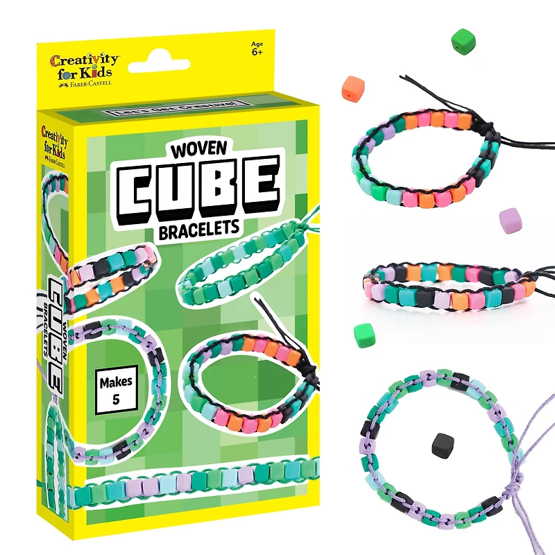 Faber-Castell Woven Cube Bracelets Set