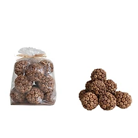 Hello Honey® Round Dried Natural Peepal Pod Orbs, 12ct.