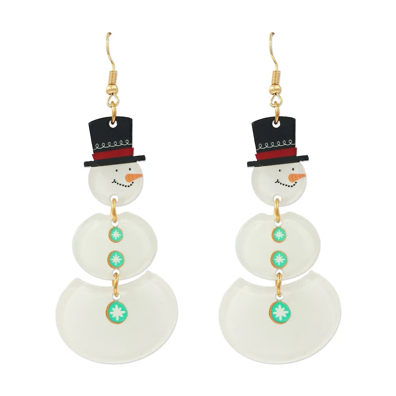 Snowman Dangling Earrings by Celebrate It™