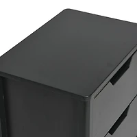 Hello Honey® 26" Yume Mid Century Modern Solid Wood Nightstand with 2 Storage Drawers