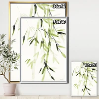 Designart - Simplist Bamboo Leaves II