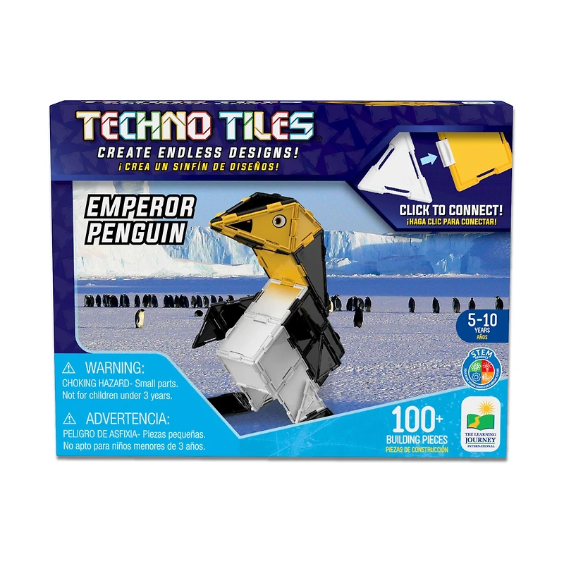 Techno Tiles - Emperor Penguin: 100+ Pcs