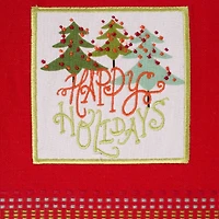 DII® Cozy Christmas Embellished Dishtowel Set