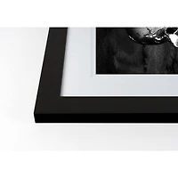 Skull Halloween Print in Black Frame
