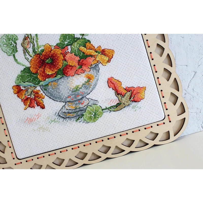 MP Studia Nasturtium Cross Stitch Kit