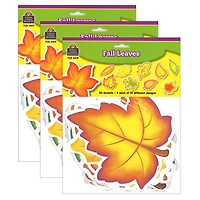Teacher Created Resources® Fall Leaves Accents, 3 Packs of 30