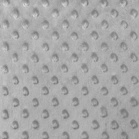 Gray Minky Dot