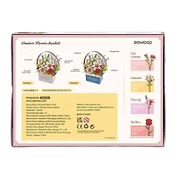 Rowood Wooden Flower Basket DIY 3D Puzzle Kit