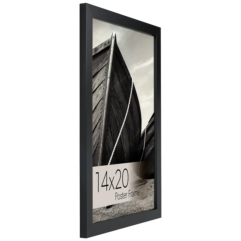 WallsThatSpeak Vertically or Horizontally Hanging Black Picture Frame