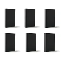 6 Pack: 5.5" x 8" Black Sketchbook by Artist's Loft™