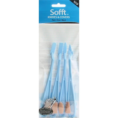 Colorfin Sofft™ Assorted Knives with Covers Tool Set