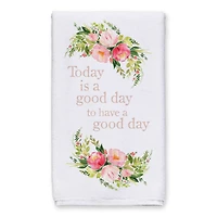 Good Day Flowers Tea Towel - Set of 2