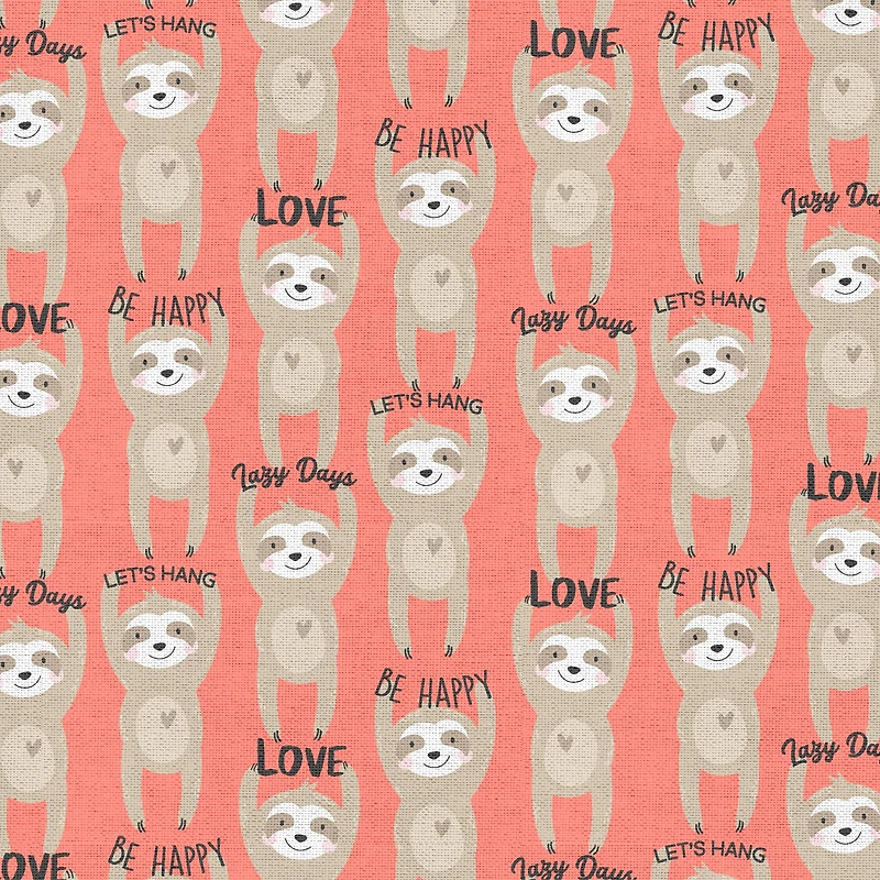 Sloth Themed Fabric Bundles by Loops & Threads™