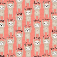 Sloth Themed Fabric Bundles by Loops & Threads™