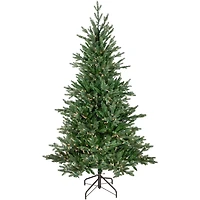 6ft. Pre-Lit Grande Spruce Medium Artificial Christmas Tree, Clear Lights