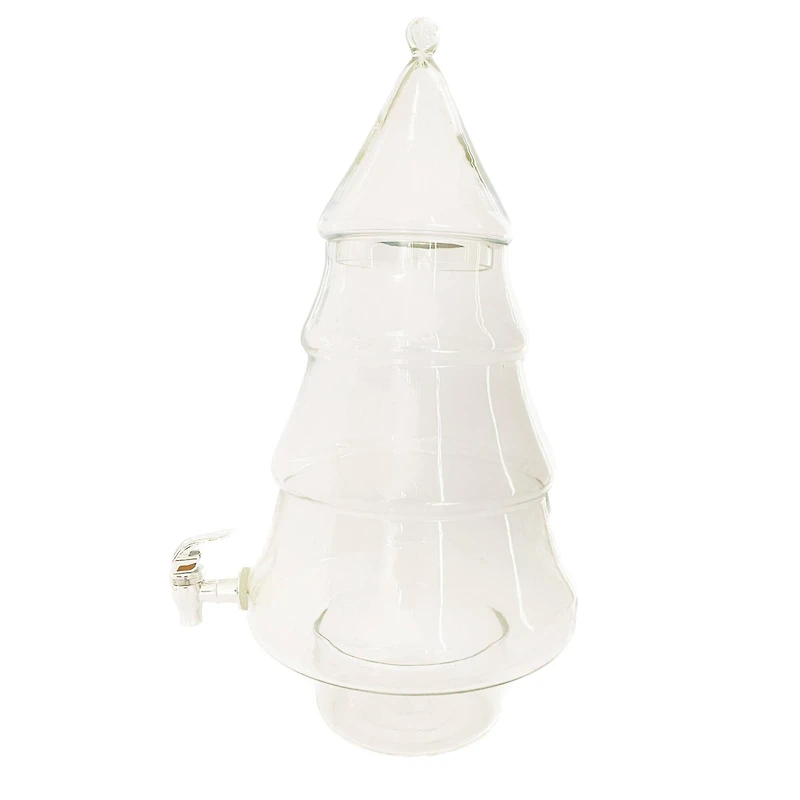 Hello Honey® 8qt. Clear Tree-Shaped Glass Beverage Dispenser
