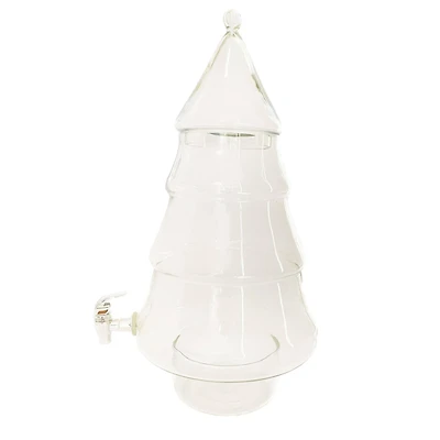 Hello Honey® 8qt. Clear Tree-Shaped Glass Beverage Dispenser
