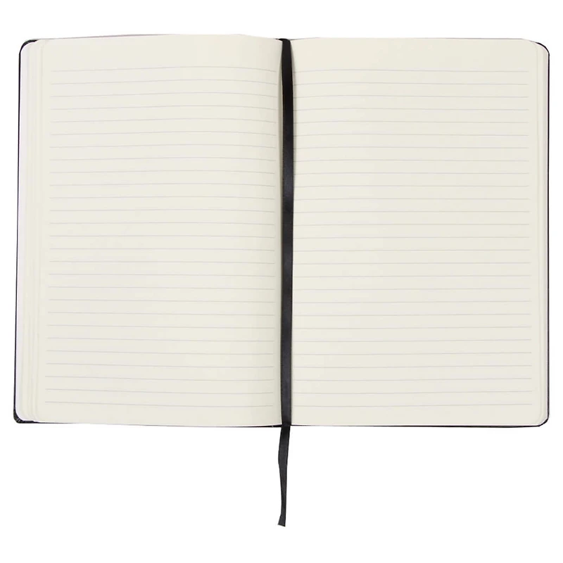 JAM Paper Large Hardcover Notebook with Elastic Band