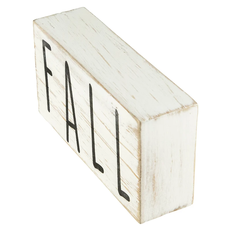 6" Distressed Wood Autumn Harvest Fall Sign